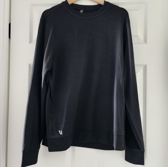 Vuori Men's Black Ponto Performance Crew-Large - Picture 3 of 5